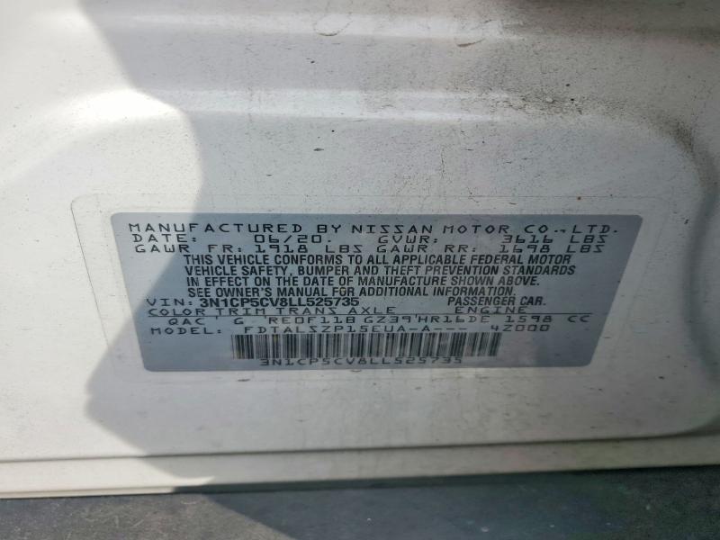 Aukcja sprzedaży 2020 Nissan Kicks, vin: 3N1CP5CV8LL525735, numer aukcji: 55305266