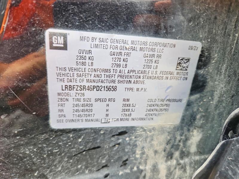 53983996 :رقم المزاد ، LRBFZSR46PD215658 vin ، 2023 Buick Envision مزاد بيع