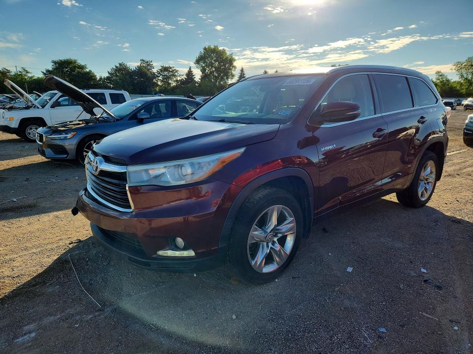 Aukcja sprzedaży 2014 Toyota Highlander Hybrid, vin: 5TDDCRFH2ES006851, numer aukcji: 59208956
