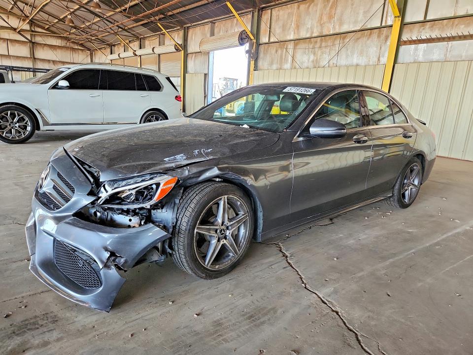 57191266 :رقم المزاد ، 55SWF4JBXJU270984 vin ، 2018 Mercedes-benz C مزاد بيع