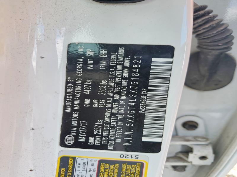 2018 Kia Optima მანქანა იყიდება აუქციონზე, vin: 5XXGT4L3XJG184821, აუქციონის ნომერი: 57146676