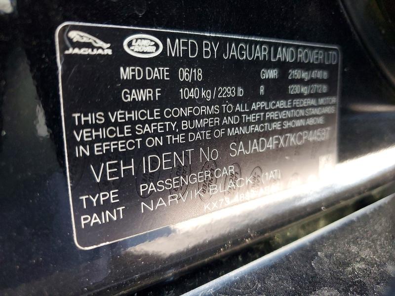 Aukcja sprzedaży 2019 Jaguar Xe, vin: SAJAD4FX7KCP44587, numer aukcji: 55781886