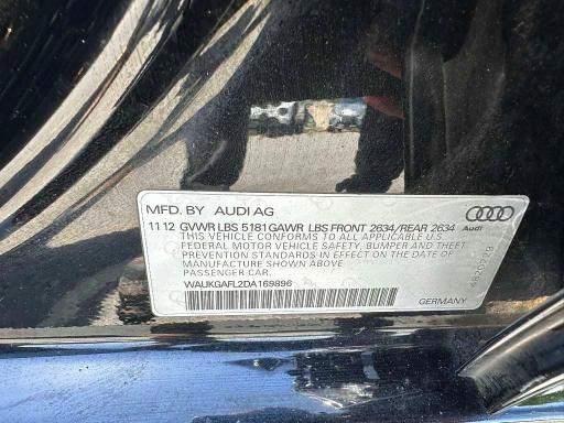 Продажа на аукционе авто 2013 Audi S4, vin: WAUKGAFL2DA169896, номер лота: 54771006