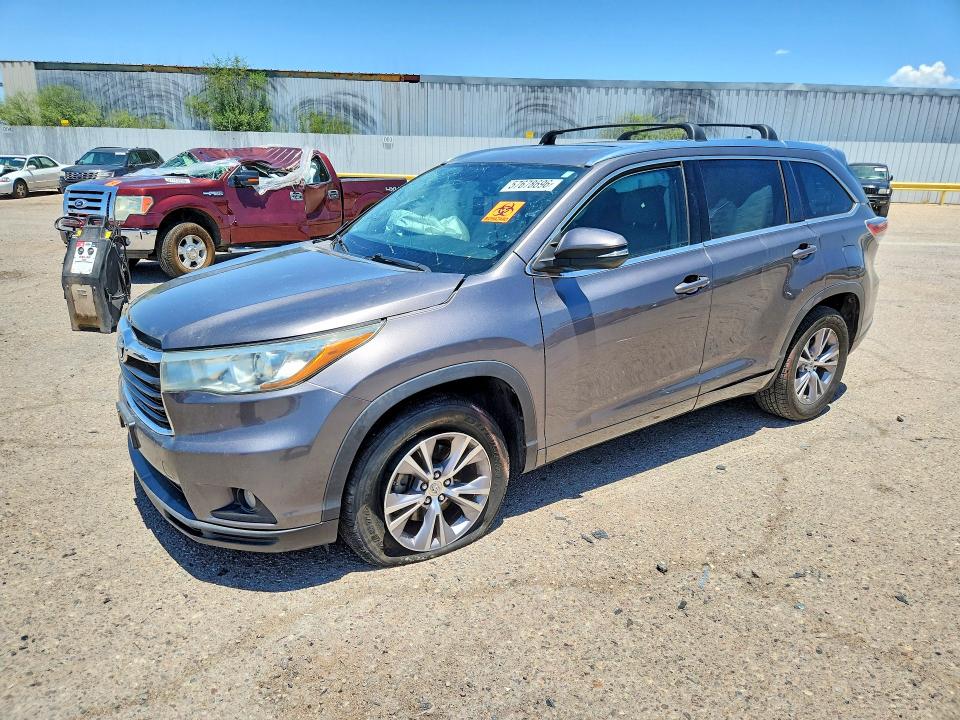 Aukcja sprzedaży 2015 Toyota Highlander, vin: 5TDKKRFH9FS093241, numer aukcji: 57678696