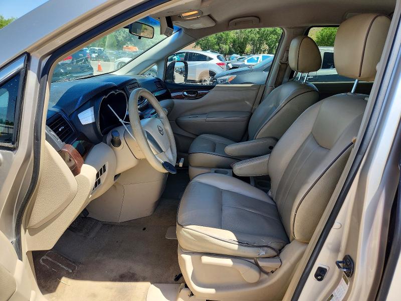 57835156 :رقم المزاد ، JN8AE2KP7B9009809 vin ، 2011 Nissan Quest مزاد بيع