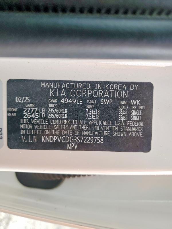 Продаж на аукціоні авто 2025 Kia Sportage, vin: KNDPVCDG3S7229758, номер лоту: 58317966