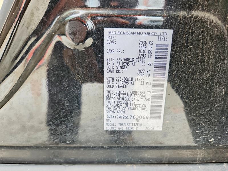 Aukcja sprzedaży 2016 Nissan Rogue, vin: 5N1AT2MT2GC763069, numer aukcji: 57522736