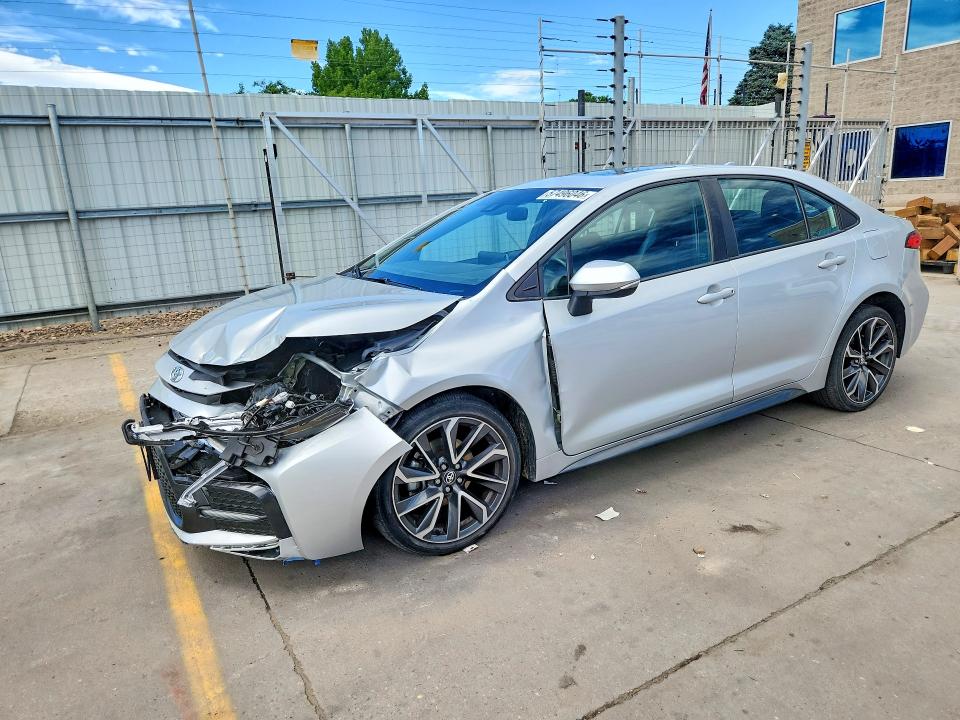 2020 Toyota Corolla მანქანა იყიდება აუქციონზე, vin: 5YFP4RCE6LP033075, აუქციონის ნომერი: 57496046