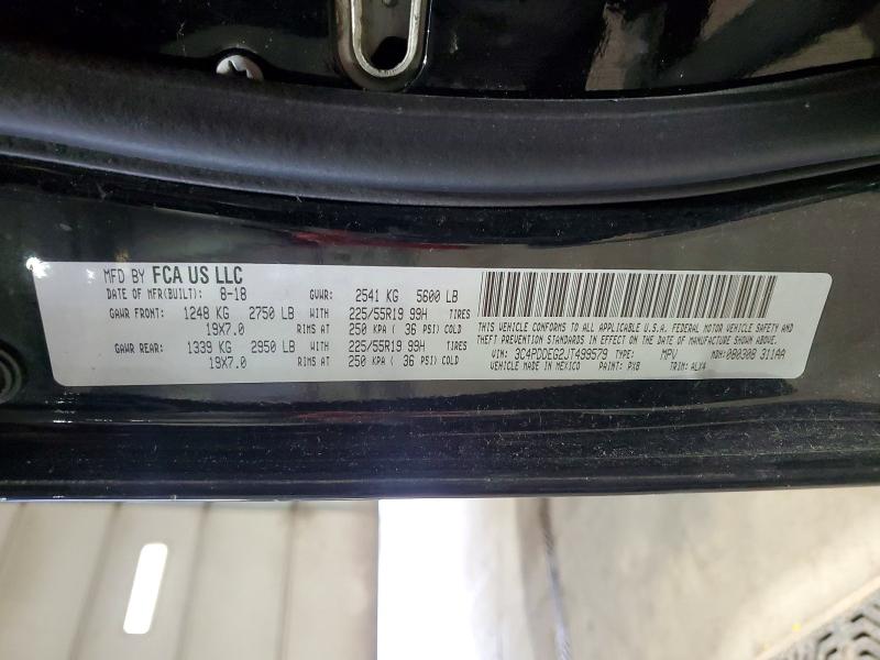 Продажа на аукционе авто 2018 Dodge Journey, vin: 3C4PDDEG2JT499579, номер лота: 56851966