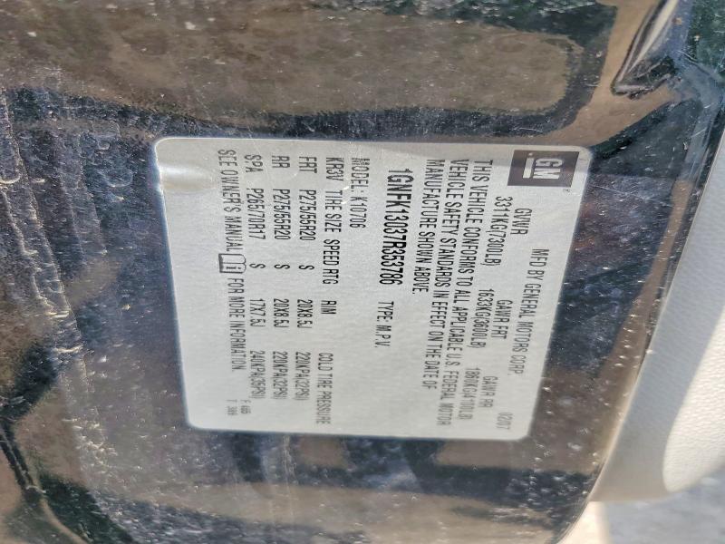 58696136 :رقم المزاد ، 1GNFK13037R353786 vin ، 2007 Chevrolet Tahoe مزاد بيع