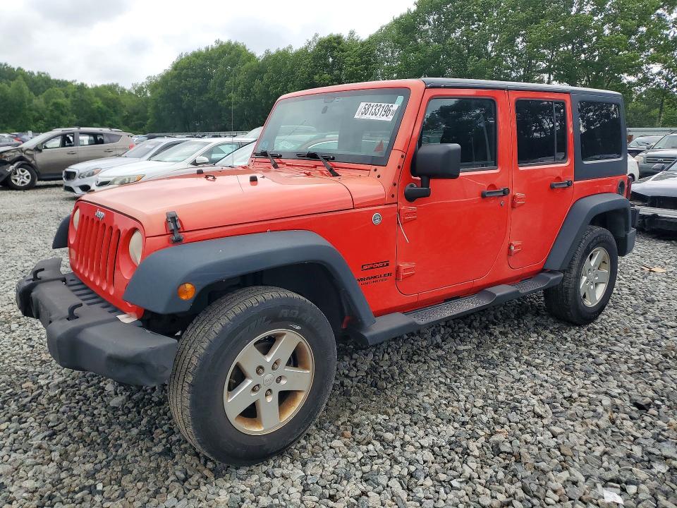 58133196 :رقم المزاد ، 1C4BJWDG5DL582536 vin ، 2013 Jeep Wrangler Unlimited مزاد بيع