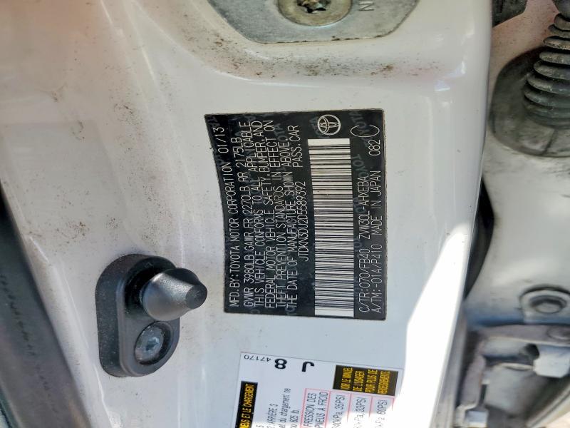 56541056 :رقم المزاد ، JTDKN3DU2D5589392 vin ، 2013 Toyota Prius مزاد بيع