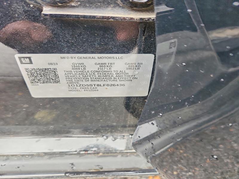 Aukcja sprzedaży 2020 Chevrolet Malibu, vin: 1G1ZD5ST8LF026436, numer aukcji: 58209076