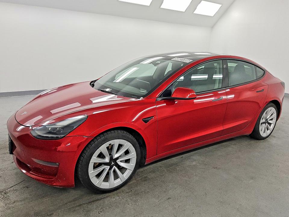 2022 Tesla Model 3 მანქანა იყიდება აუქციონზე, vin: 5YJ3E1EB4NF285910, აუქციონის ნომერი: 58631306