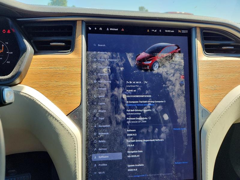 Продаж на аукціоні авто 2021 Tesla Model X, vin: 5YJXCBE2XMF321630, номер лоту: 55024216