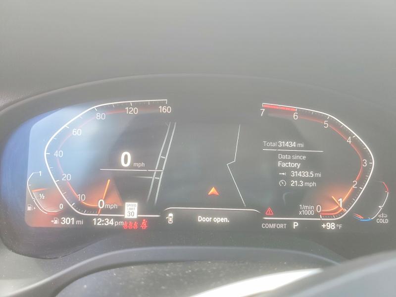 2021 Bmw X3 მანქანა იყიდება აუქციონზე, vin: 5UXTY3C01M9F84219, აუქციონის ნომერი: 58394166
