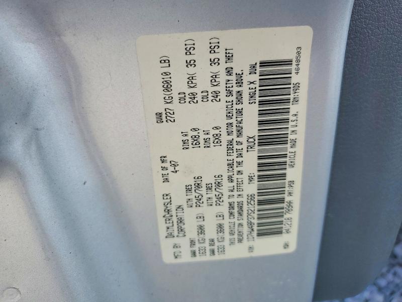 Aukcja sprzedaży 2007 Dodge Dakota, vin: 1D7HW48P37S212566, numer aukcji: 85462495