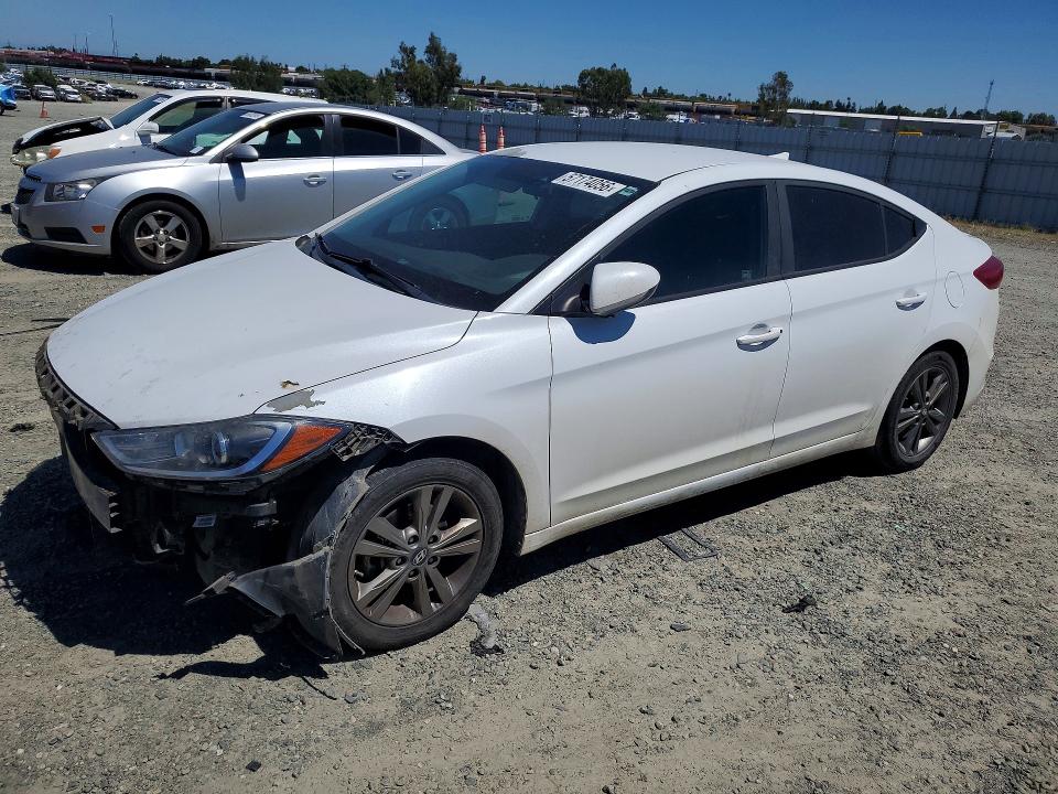 2018 Hyundai Elantra მანქანა იყიდება აუქციონზე, vin: 5NPD84LF8JH341202, აუქციონის ნომერი: 57174056