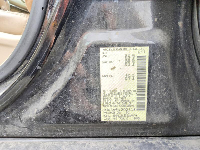 2014 Nissan Altima მანქანა იყიდება აუქციონზე, vin: 1N4AL3AP3EC202318, აუქციონის ნომერი: 58453186