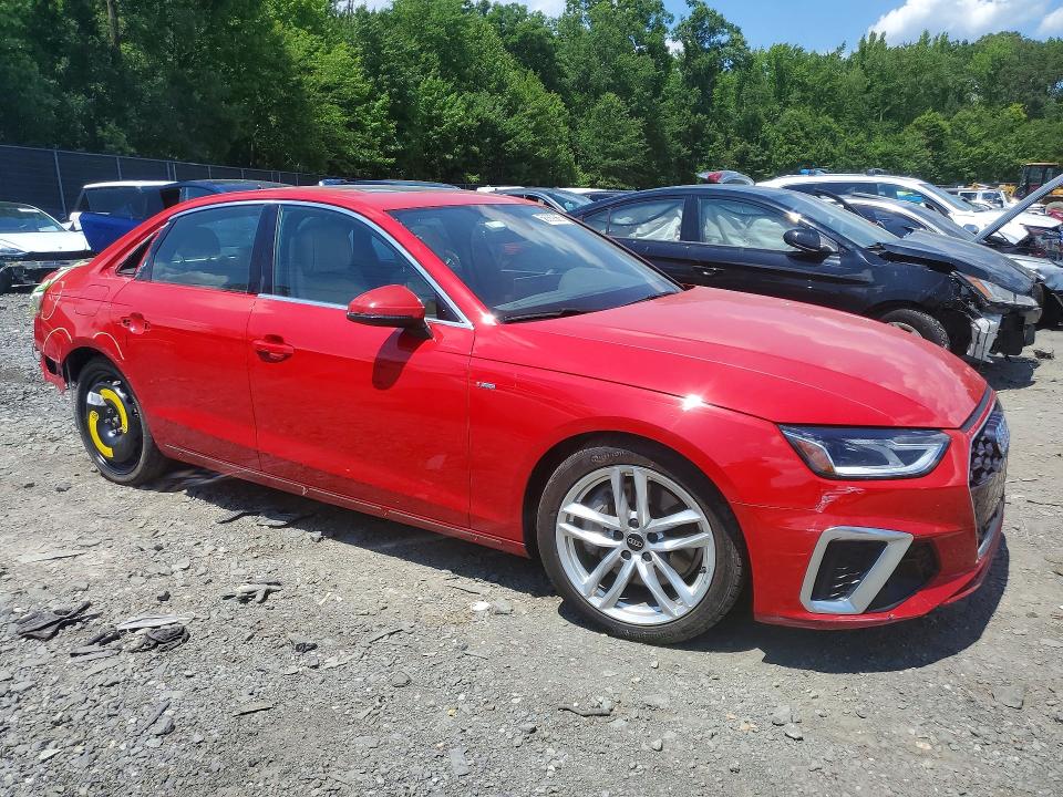 58369366 :رقم المزاد ، WAUDAAF44NN007068 vin ، 2022 Audi A4 مزاد بيع