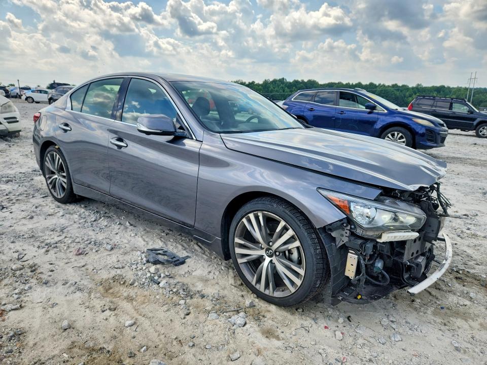 2022 Infiniti Q50 მანქანა იყიდება აუქციონზე, vin: JN1EV7CP2NM310517, აუქციონის ნომერი: 56100876