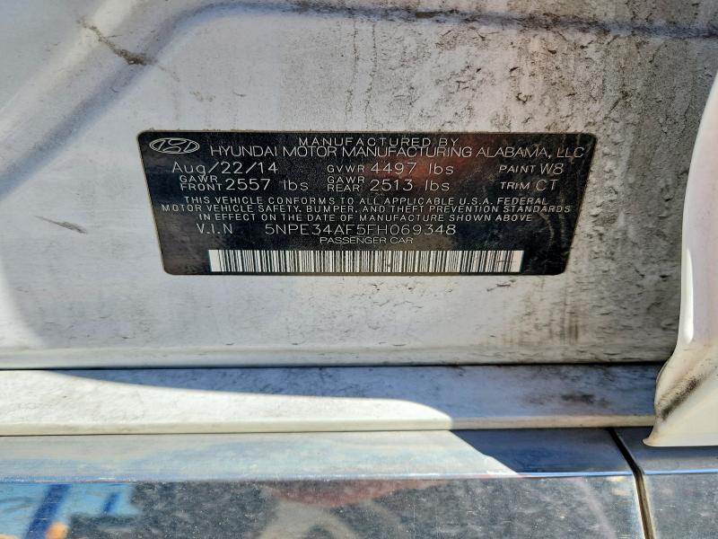 Продаж на аукціоні авто 2015 Hyundai Sonata, vin: 5NPE34AF5FH069348, номер лоту: 57698646