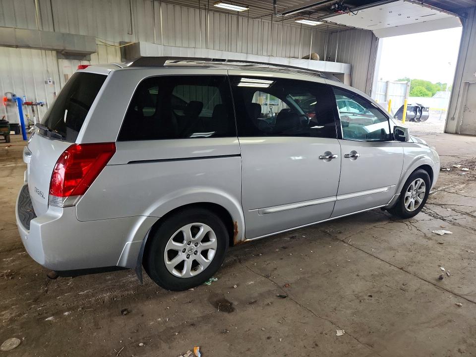2007 Nissan Quest მანქანა იყიდება აუქციონზე, vin: 5N1BV28U67N125137, აუქციონის ნომერი: 56312126