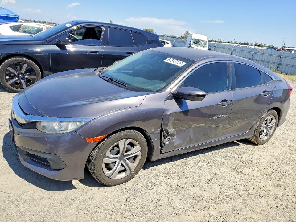 57587716 :رقم المزاد ، 19XFC2F50GE211085 vin ، 2016 Honda Civic مزاد بيع