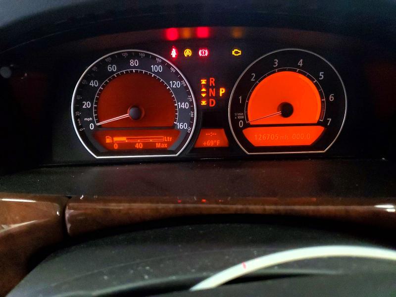 2006 Bmw 750 მანქანა იყიდება აუქციონზე, vin: WBAHL83556DT02687, აუქციონის ნომერი: 55890306