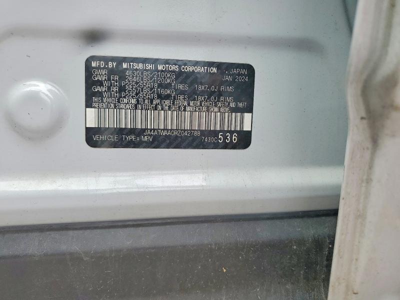 Продажа на аукционе авто 2024 Mitsubishi Eclipse Cross, vin: JA4ATWAA0RZ042788, номер лота: 57726046