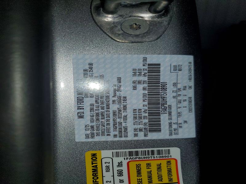 2026 Ford Mustang მანქანა იყიდება აუქციონზე, vin: 1FAGP8UH9T5108901, აუქციონის ნომერი: 56091646