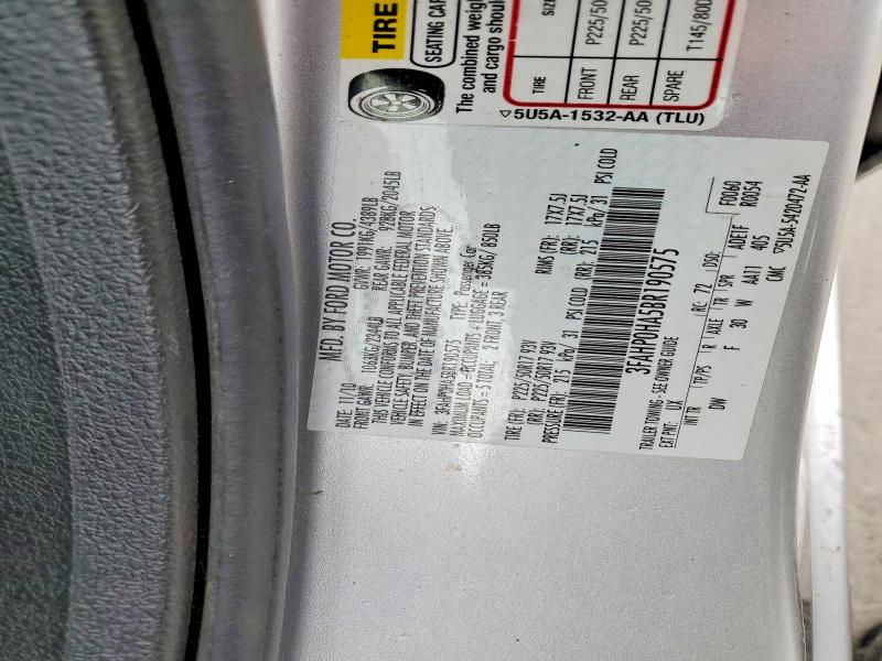 56792086 :رقم المزاد ، 3FAHP0HA5BR190575 vin ، 2011 Ford Fusion مزاد بيع