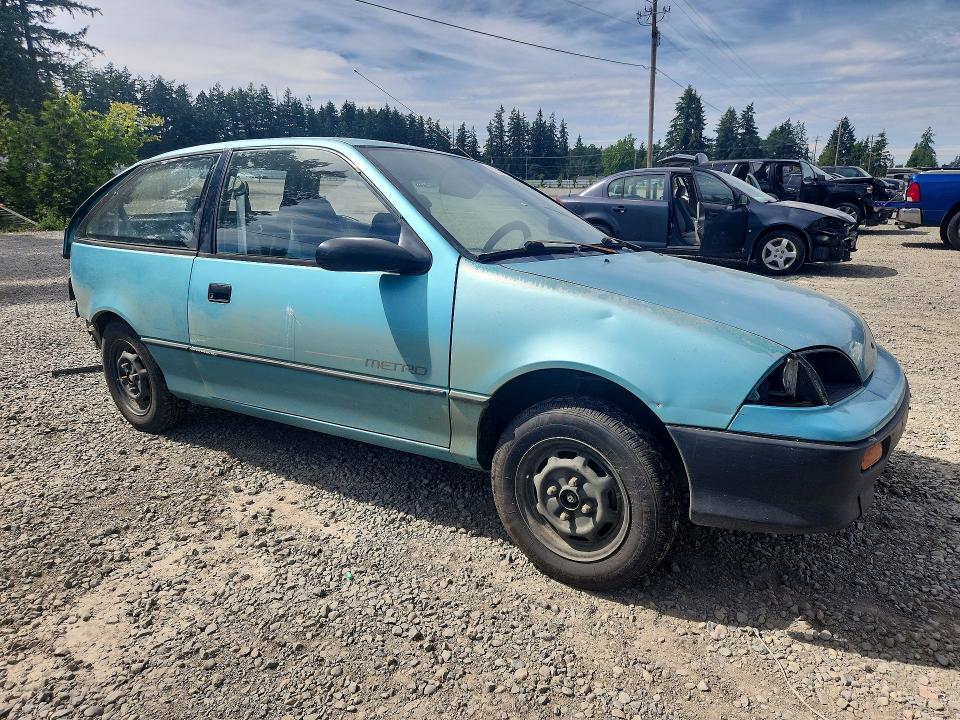 1992 Geo Metro მანქანა იყიდება აუქციონზე, vin: 2C1MR2462N6793220, აუქციონის ნომერი: 57220126
