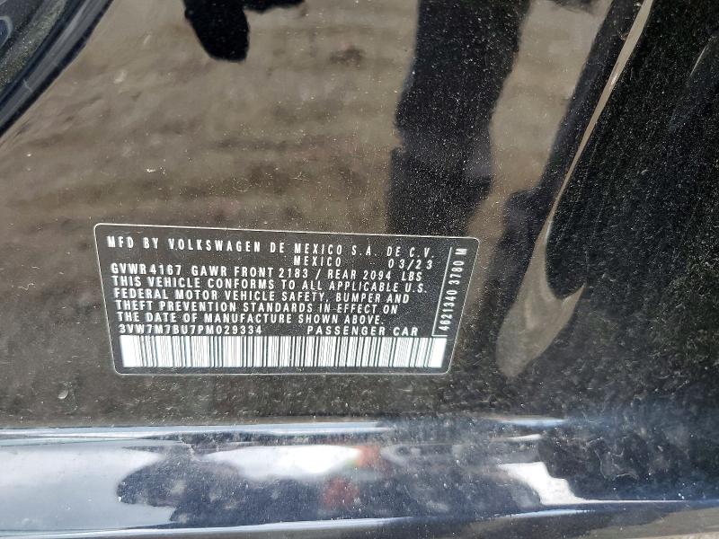 Aukcja sprzedaży 2023 Volkswagen Jetta, vin: 3VW7M7BU7PM029334, numer aukcji: 57582006