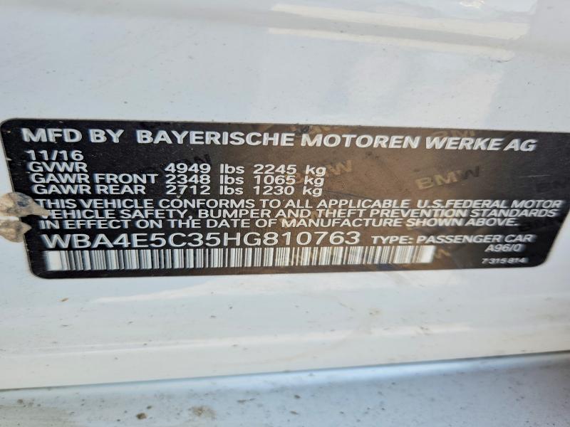 Продажа на аукционе авто 2017 Bmw 440xi, vin: WBA4E5C35HG810763, номер лота: 57024676