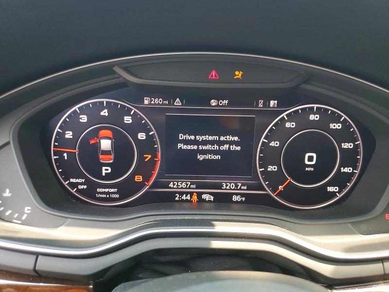 2018 Audi A4 მანქანა იყიდება აუქციონზე, vin: WAUFNAF45JN008219, აუქციონის ნომერი: 58318526