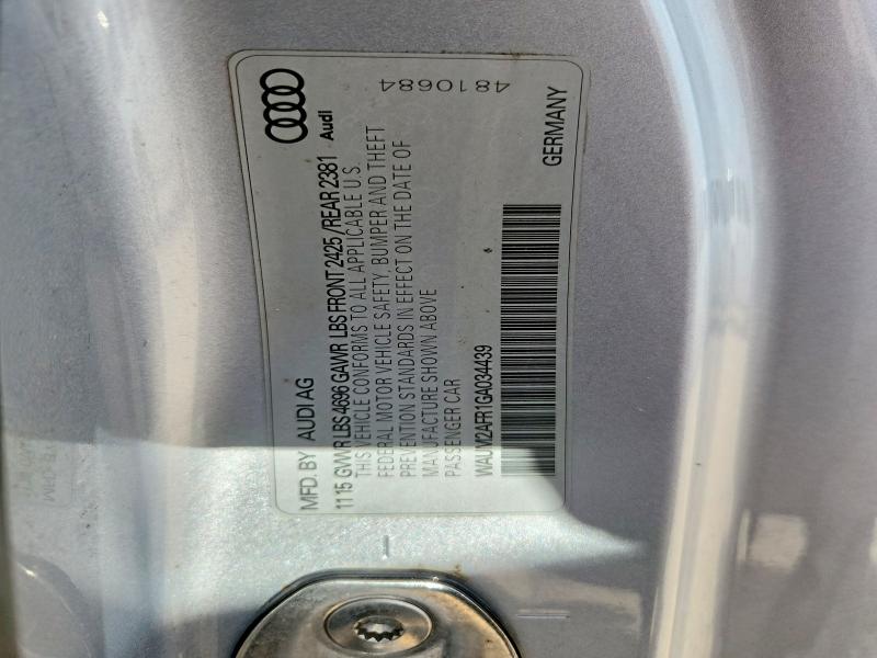 Aukcja sprzedaży 2016 Audi A5, vin: WAUM2AFR1GA034439, numer aukcji: 57721976