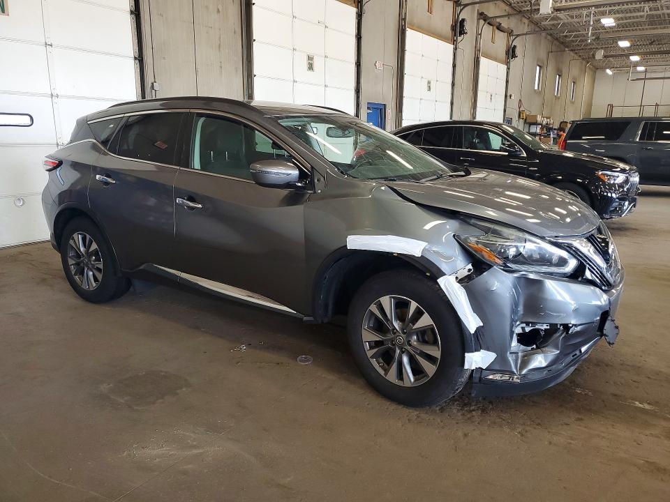 2018 Nissan Murano მანქანა იყიდება აუქციონზე, vin: 5N1AZ2MH8JN145728, აუქციონის ნომერი: 58422916
