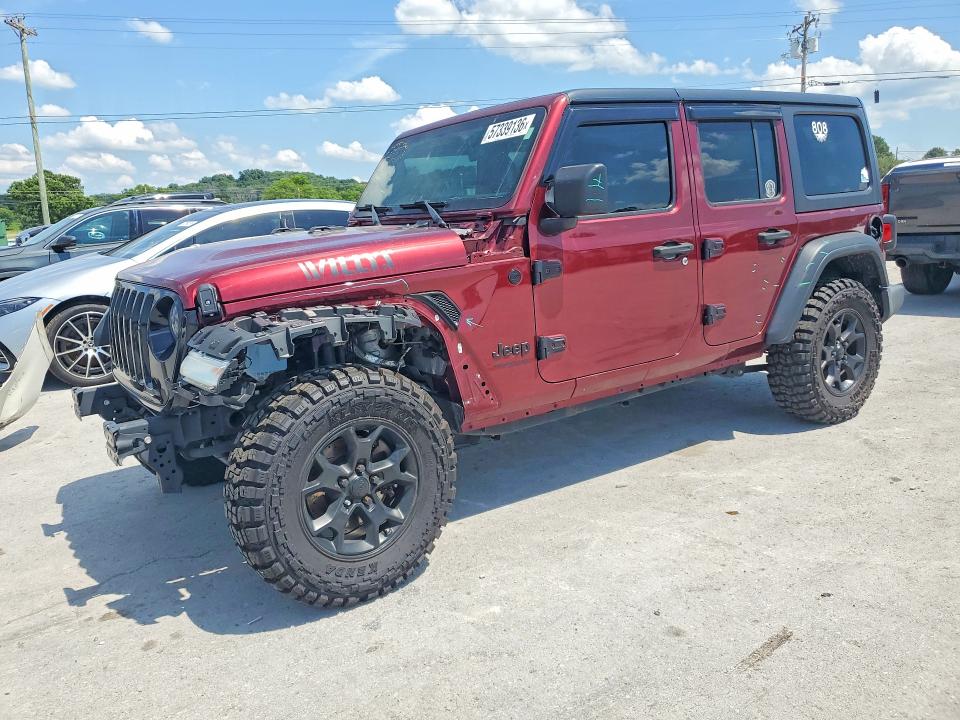 Auction sale of the 2021 Jeep Wrangler Unlimited, vin: 1C4HJXDN9MW577725, lot number: 57339136
