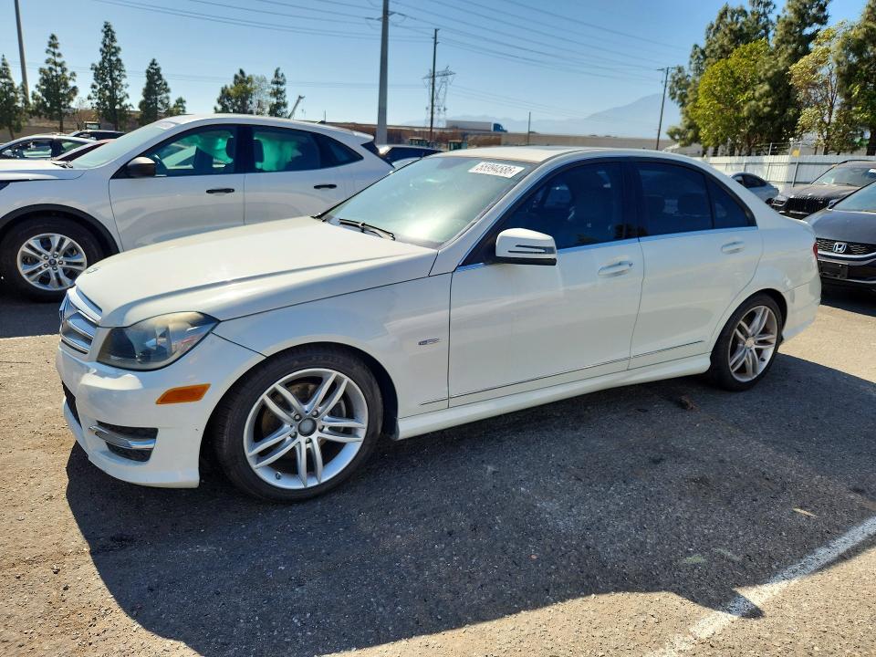 55994586 :رقم المزاد ، WDDGF4HB7CA682065 vin ، 2012 Mercedes-benz C مزاد بيع