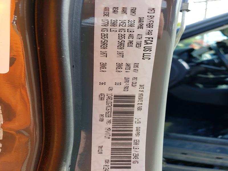 55765416 :رقم المزاد ، 1C4RDJDG7KC676228 vin ، 2019 Dodge Durango مزاد بيع