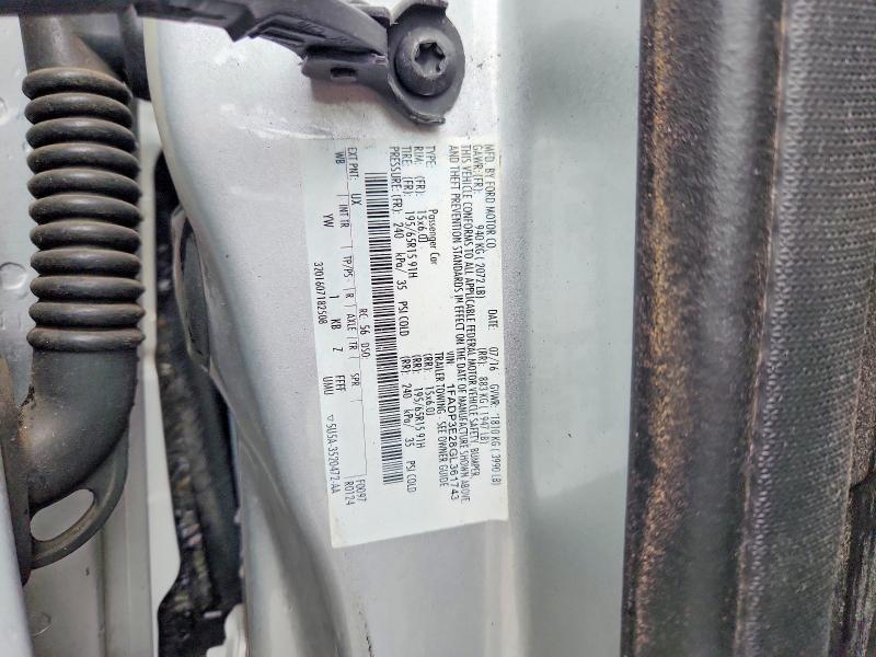 56581156 :رقم المزاد ، 1FADP3E28GL361743 vin ، 2016 Ford Focus مزاد بيع