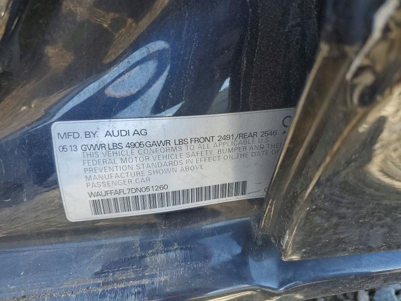 Продажа на аукционе авто 2013 Audi A4, vin: WAUFFAFL7DN051260, номер лота: 57715996