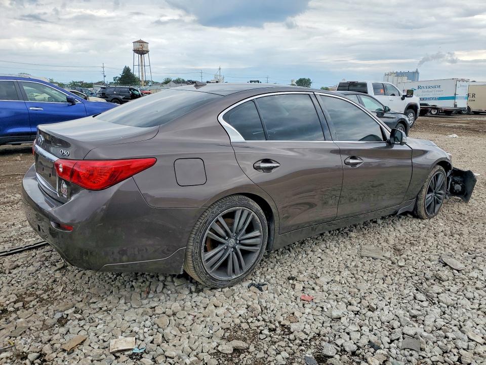 Продаж на аукціоні авто 2014 Infiniti Q50, vin: JN1BV7AR4EM685462, номер лоту: 58288476