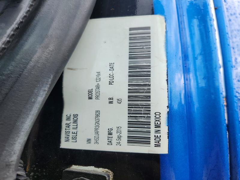 Продажа на аукционе авто 2016 International Prostar, vin: 3HSDJAPR3GN376628, номер лота: 57515396