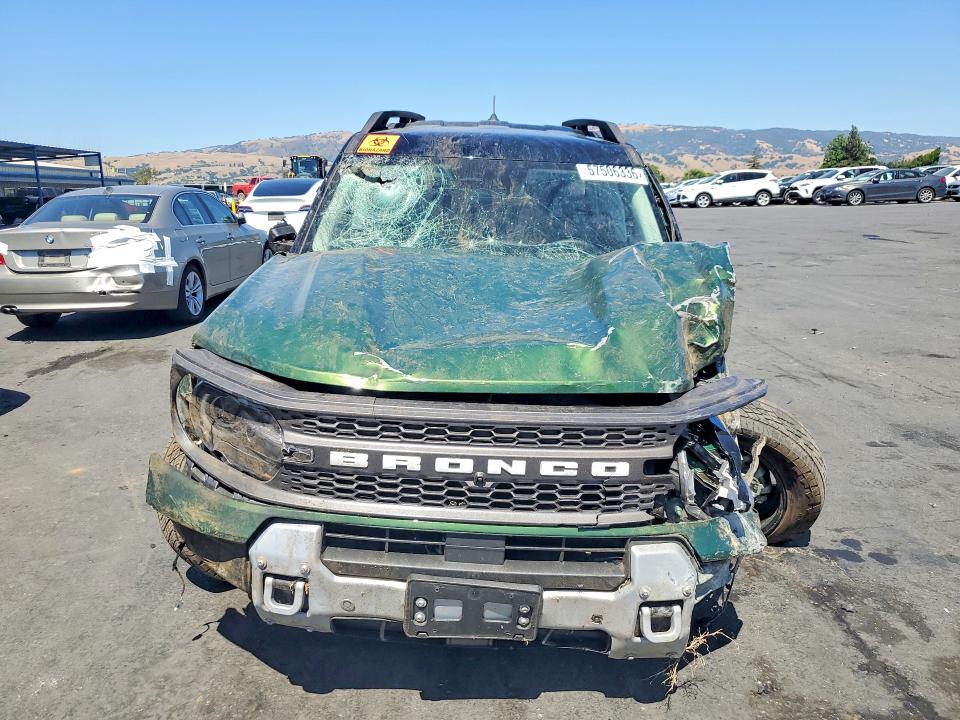 2025 Ford Bronco Sport მანქანა იყიდება აუქციონზე, vin: 3FMCR9DA2SRE02708, აუქციონის ნომერი: 57506336