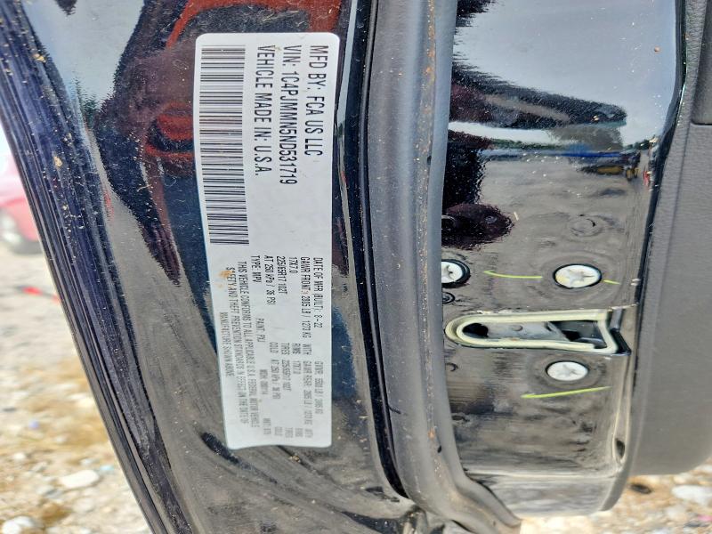 Продаж на аукціоні авто 2022 Jeep Cherokee, vin: 1C4PJMMN5ND531719, номер лоту: 57121446