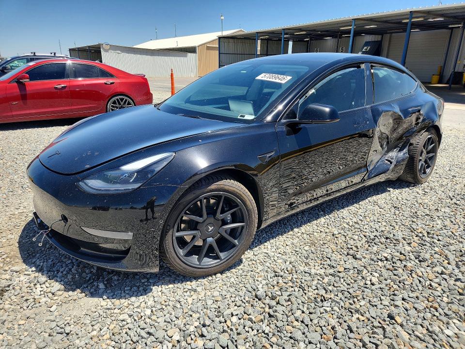 57089646 :رقم المزاد ، 5YJ3E1EB3NF154256 vin ، 2022 Tesla Model 3 مزاد بيع