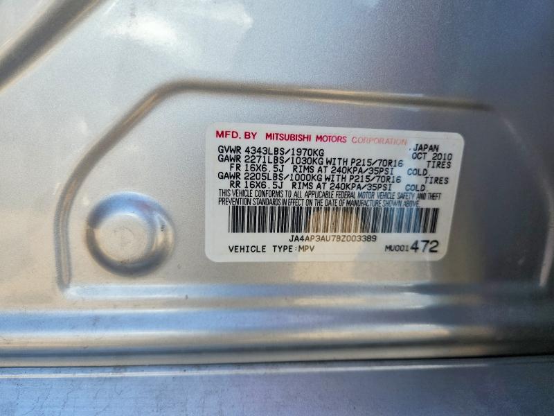 Продаж на аукціоні авто 2011 Mitsubishi Outlander Sport, vin: JA4AP3AU7BZ003389, номер лоту: 56229316