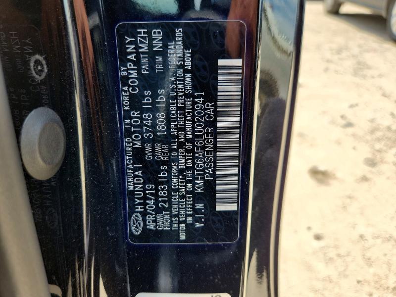 2020 Hyundai Veloster მანქანა იყიდება აუქციონზე, vin: KMHTG6AF6LU020941, აუქციონის ნომერი: 58063796